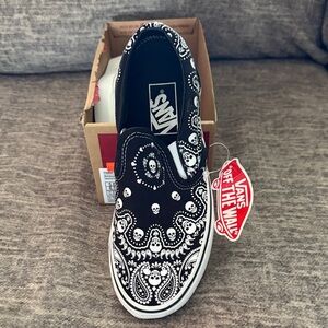 Vans Classic Slip-On Sneakers - Black and White